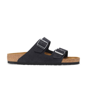 Arizona Corduroy Midnight Embossed Suede Leather