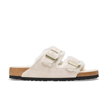 Arizona Shearling Suede Leather/Shearling Antique White