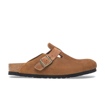 Boston Corduroy Dark Tea Embossed Suede Leather