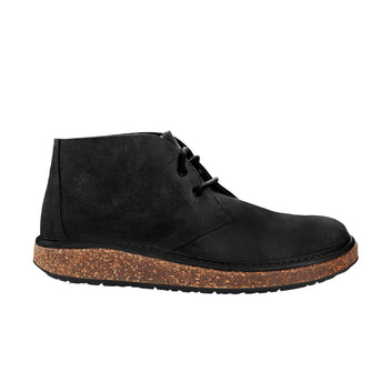 Milton Black Suede Leather