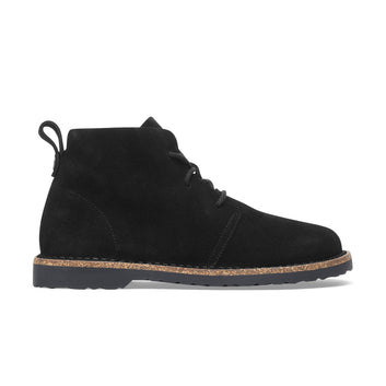 Uppsala Mid Black Suede Leather